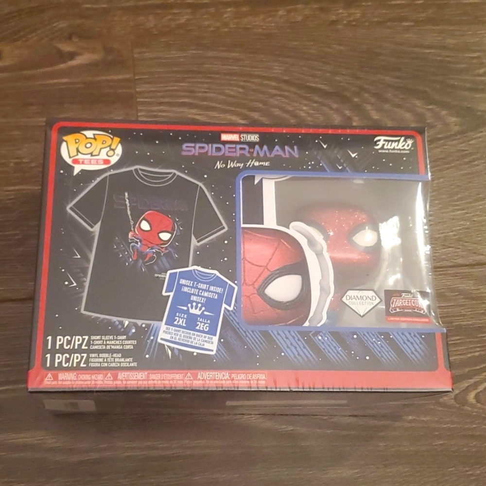 🕷 💎 SPIDER-MAN (DIAMOND COLLECTION) #1160 Target Con 2023 Funko POP Figure